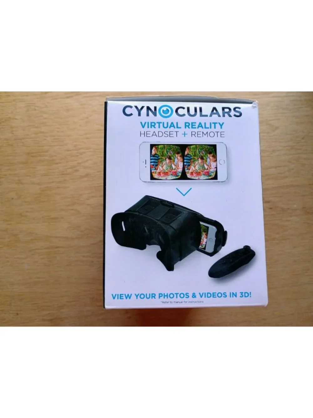Hype Cynoculars Virtual Reality Headset + Remote For Smartphones Up To 6